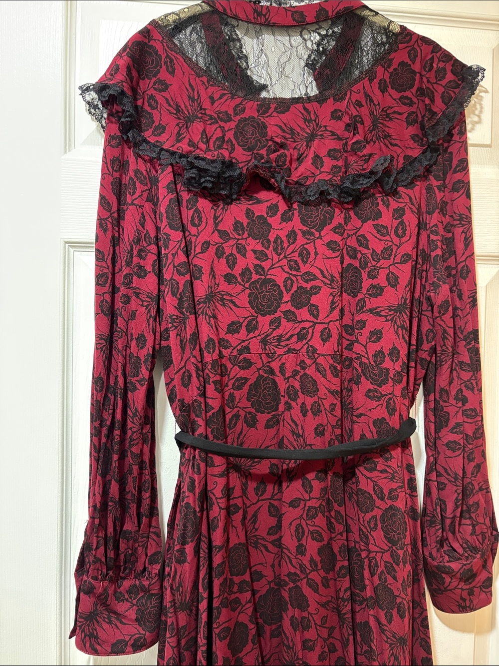 Midnight Hour Sigil Rose Victorian Lace Dress Size 2XL - Picture 8 of 11